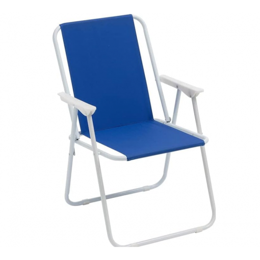 Silla De Playa Plegable Con Reposabrazos De Acero