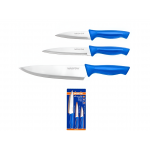 Set X 3 Cuchillos De Cocina Acero Inox Wadfow