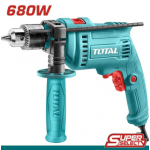 Taladro Percutor Total 13mm Velocidad Variable 680w