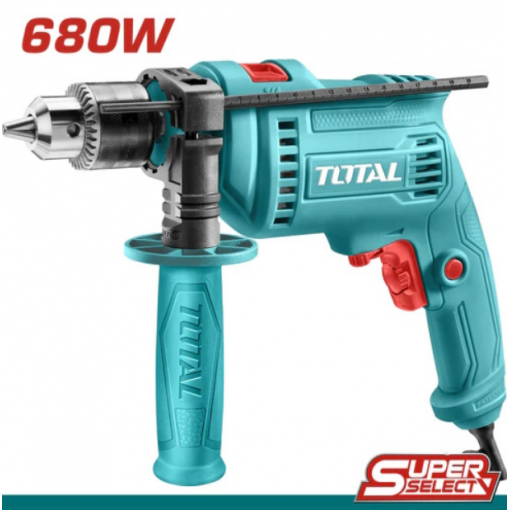 Taladro Percutor Total 13mm Velocidad Variable 680w