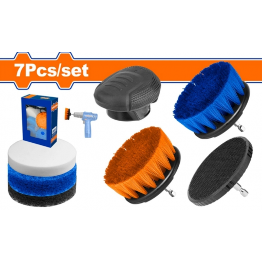 Set X 7 Cepillos Para Taladro Wadfow