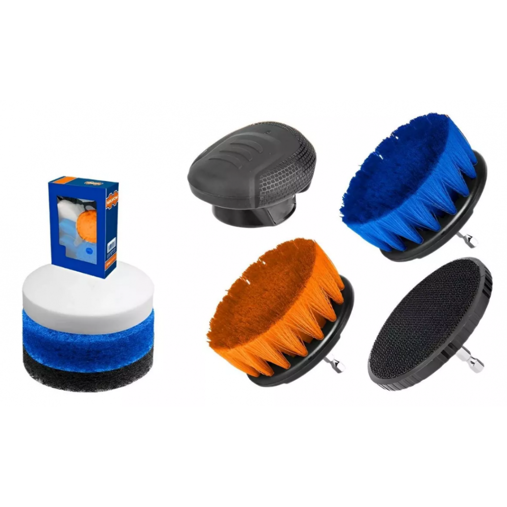Set X 7 Cepillos Para Taladro Wadfow