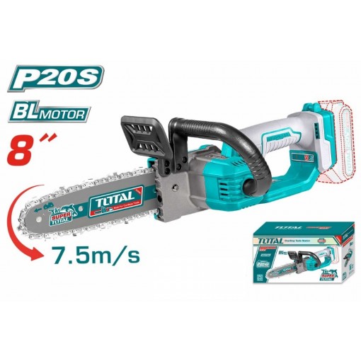 Motosierra Inalambrica 20v 8 Pulgadas Total CON CARGADOR Y BATERIA DE 20V 2AH Tgsli2085 