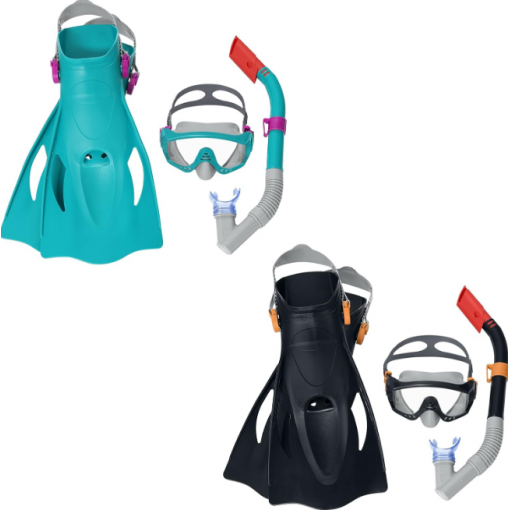 Set de buceo (aletas, máscara y tubo de buceo)