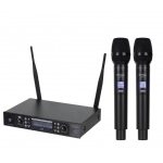 MICROFONO INALAMBRICO MULTIFRECUENCIA UHF RECARGABLE GMI