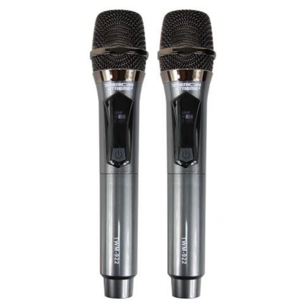 MICROFONO INALAMBRICO DOBLE UHF PERFORMANCE RECARGABLE
