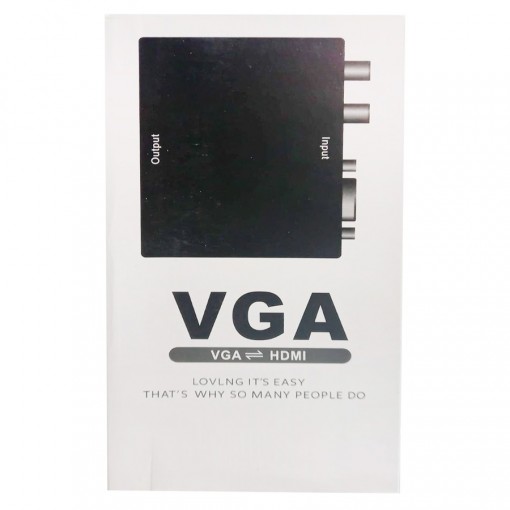 Convertidor Vga A Hdmi Con Audio Vga 2 Hdmi 1080p