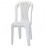 SILLA PLÁSTICA BLANCA