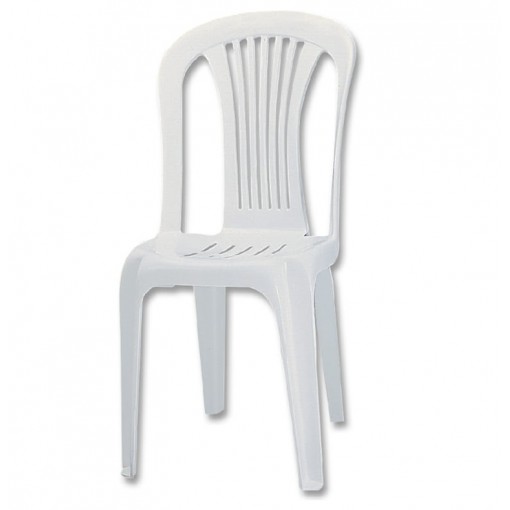 SILLA PLÁSTICA BLANCA