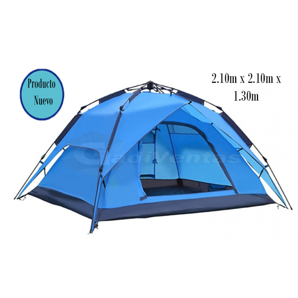 Carpa Century Para 4 Personas, 2.10m X 2.10m X 1.30m