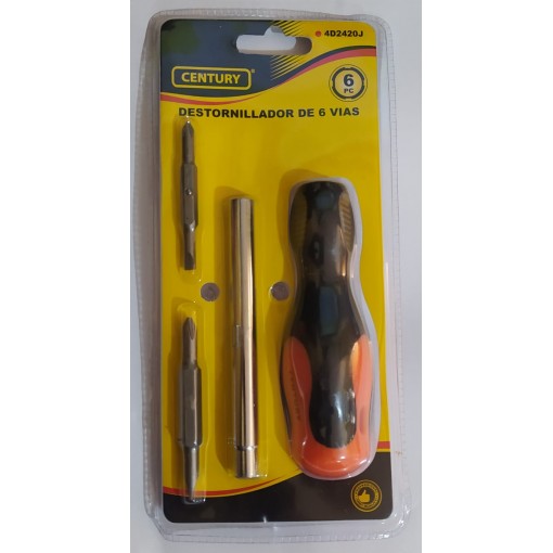 DESTORNILLADOR DE 6 VIAS