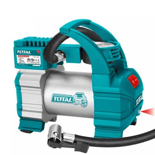Compresor De Aire Mini Portátil Total Ttac1406 12v Turquesa