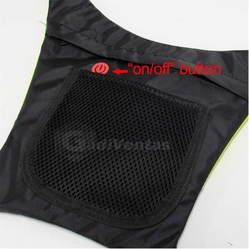Chaleco De Ciclismo Con Luces Led Con Mando Inalambrico