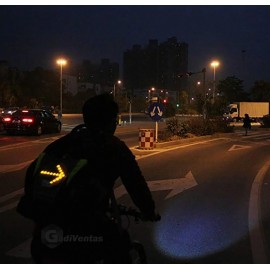 Chaleco De Ciclismo Con Luces Led Con Mando Inalambrico