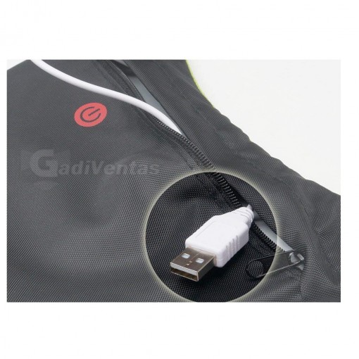 Chaleco De Ciclismo Con Luces Led Con Mando Inalambrico
