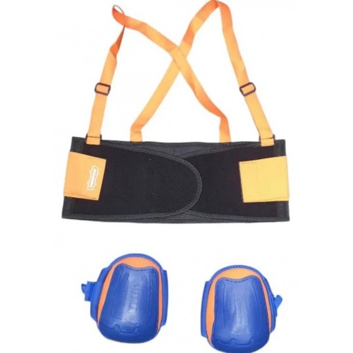 Kit De Faja De Carga Con Rodilleras Protectoras Marca Wadfow