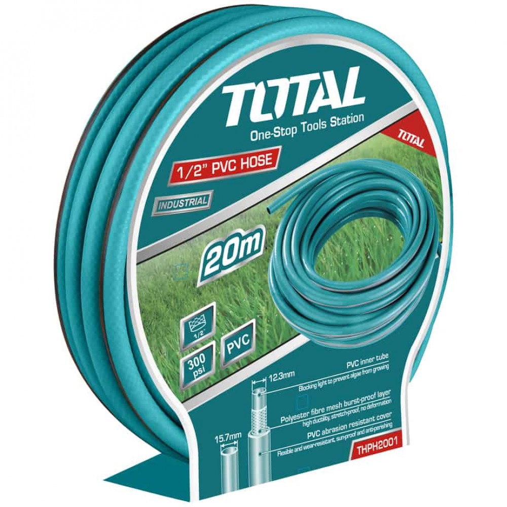 Manguera de Riego PVC de 1/2″ 20m