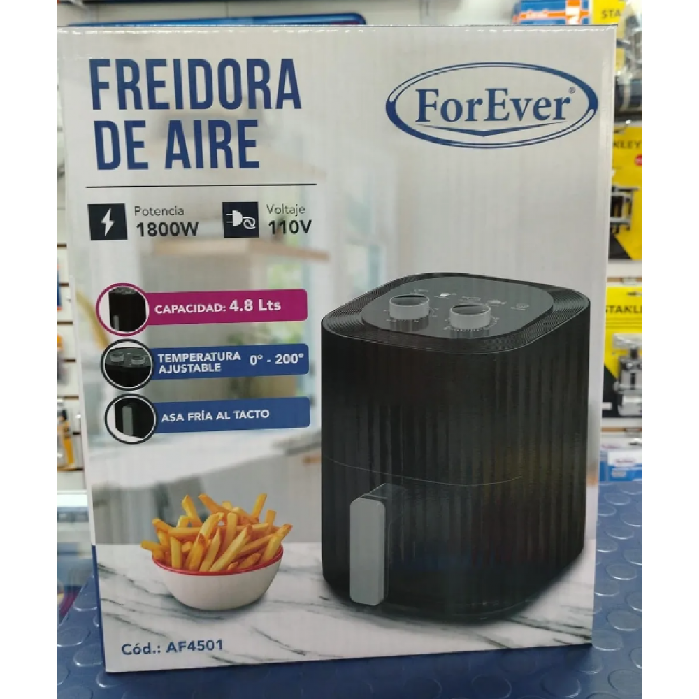 Freidora De Aire Forever De Perilla 2.8lts 1800w Negro Agregar a favoritos 
