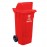 Tacho Reciclaje 132 Litros tapa buzon con ruedas