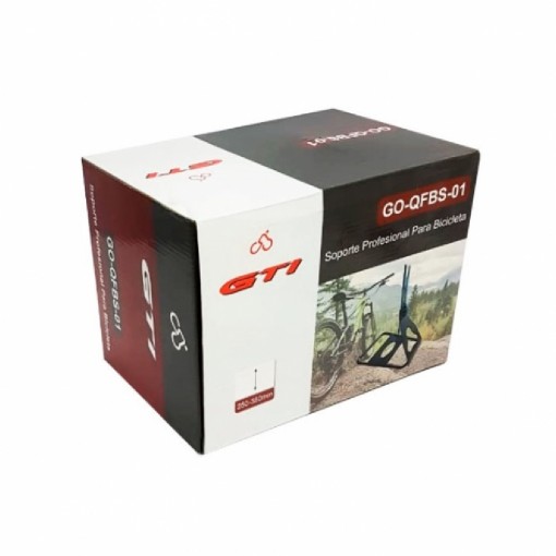 SOPORTE DE LLANTA PARA BICICLETA GTI COLOR NEGRO