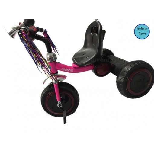 Triciclo Metalico Con Llantas De Goma
