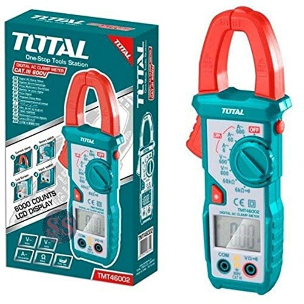 Amperímetro de gancho 600 V marca Total
