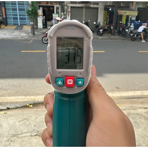 Termómetro Industrial Infrarojo Marca Total