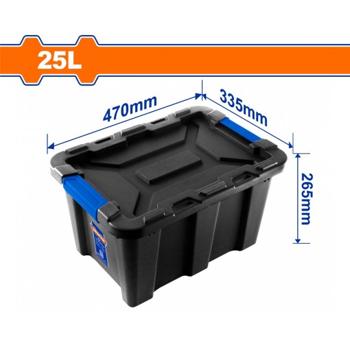 Cajas plásticas de almacenamiento 25, 40, 55,80 y 100 litros