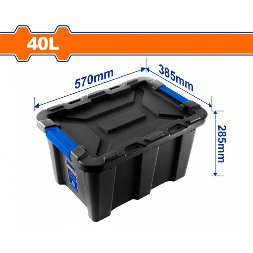 Cajas plásticas de almacenamiento 25, 40, 55,80 y 100 litros