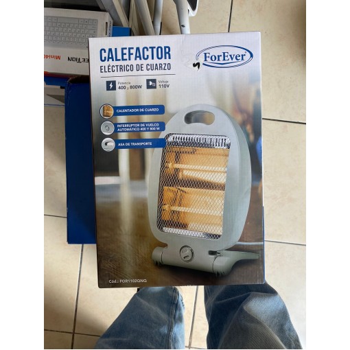 Calefactor electrico de Cuarzo marca For Ever