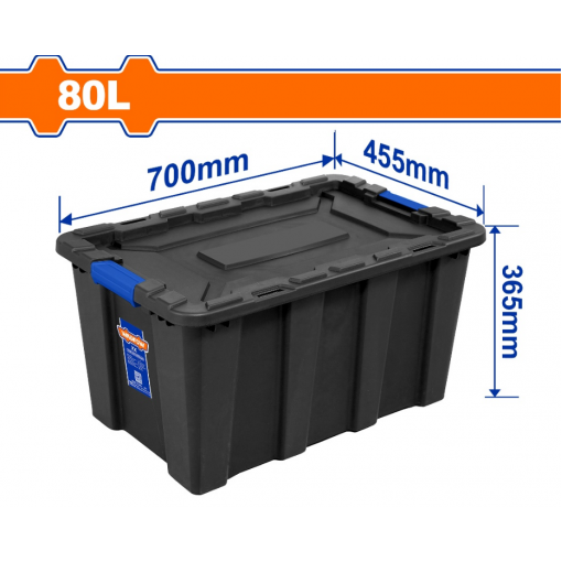 Cajas plásticas de almacenamiento 25, 40, 55,80 y 100 litros
