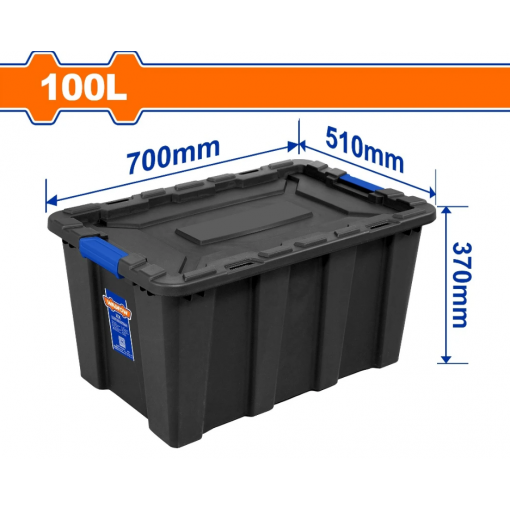 Cajas plásticas de almacenamiento 25, 40, 55,80 y 100 litros