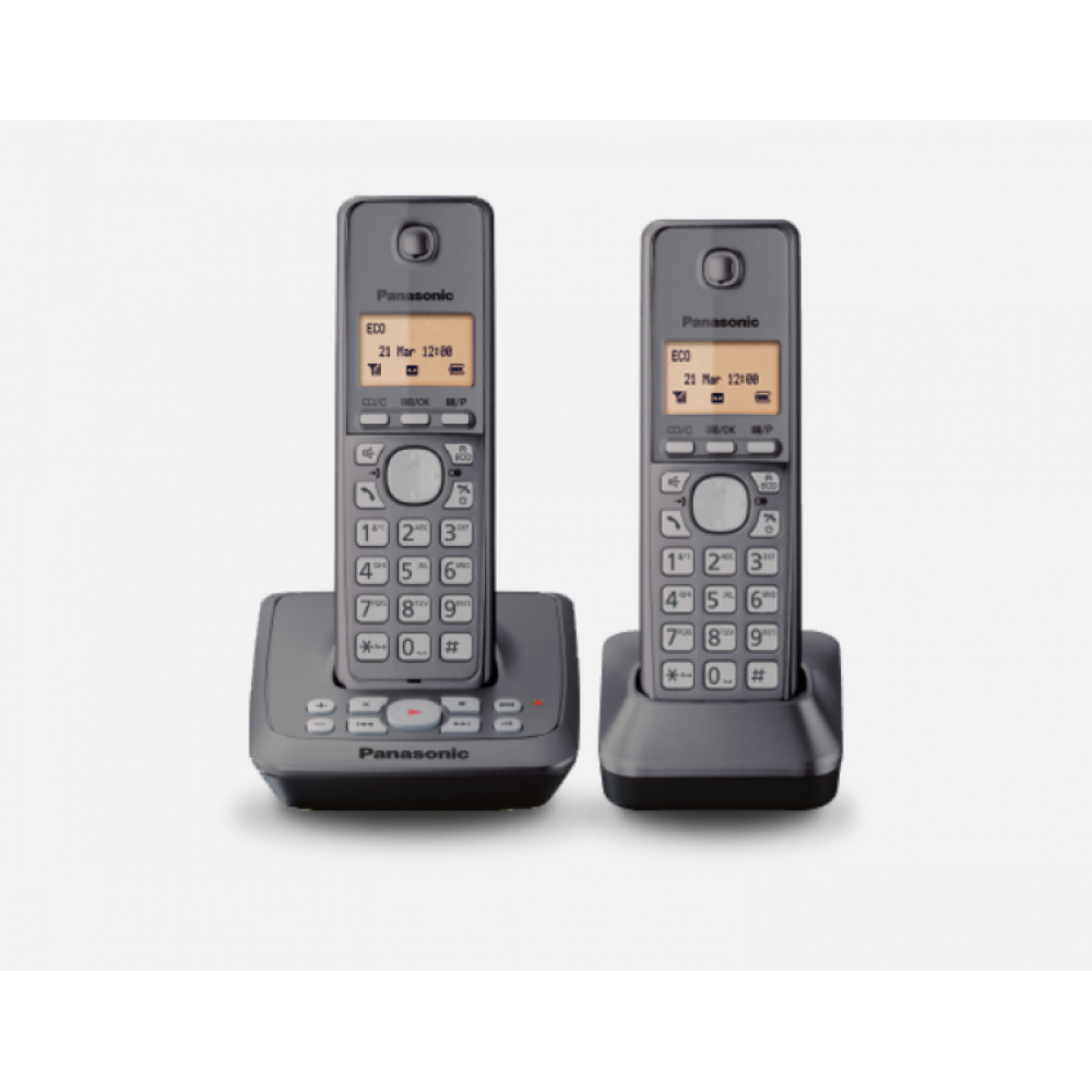Teléfono Inalámbrico 2 Bases Marca Panasonic