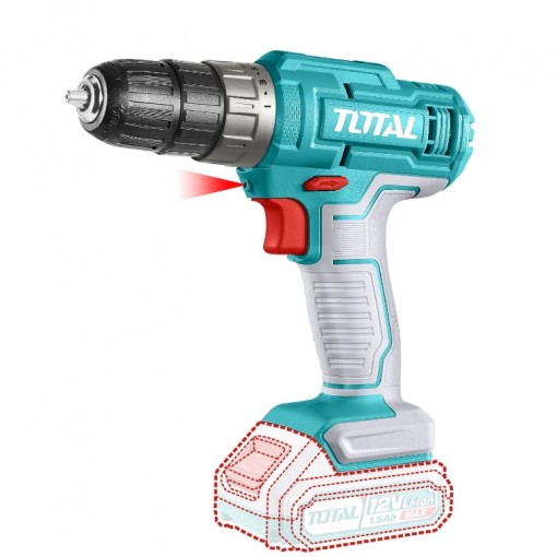 Taladro Inalámbrico Marca Total De 12v 3/8