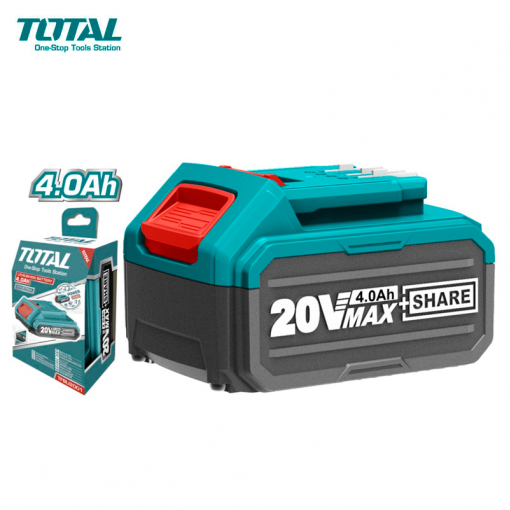 Batería De Litio Ion 20v - 4.0ah - Industrial Marca Total