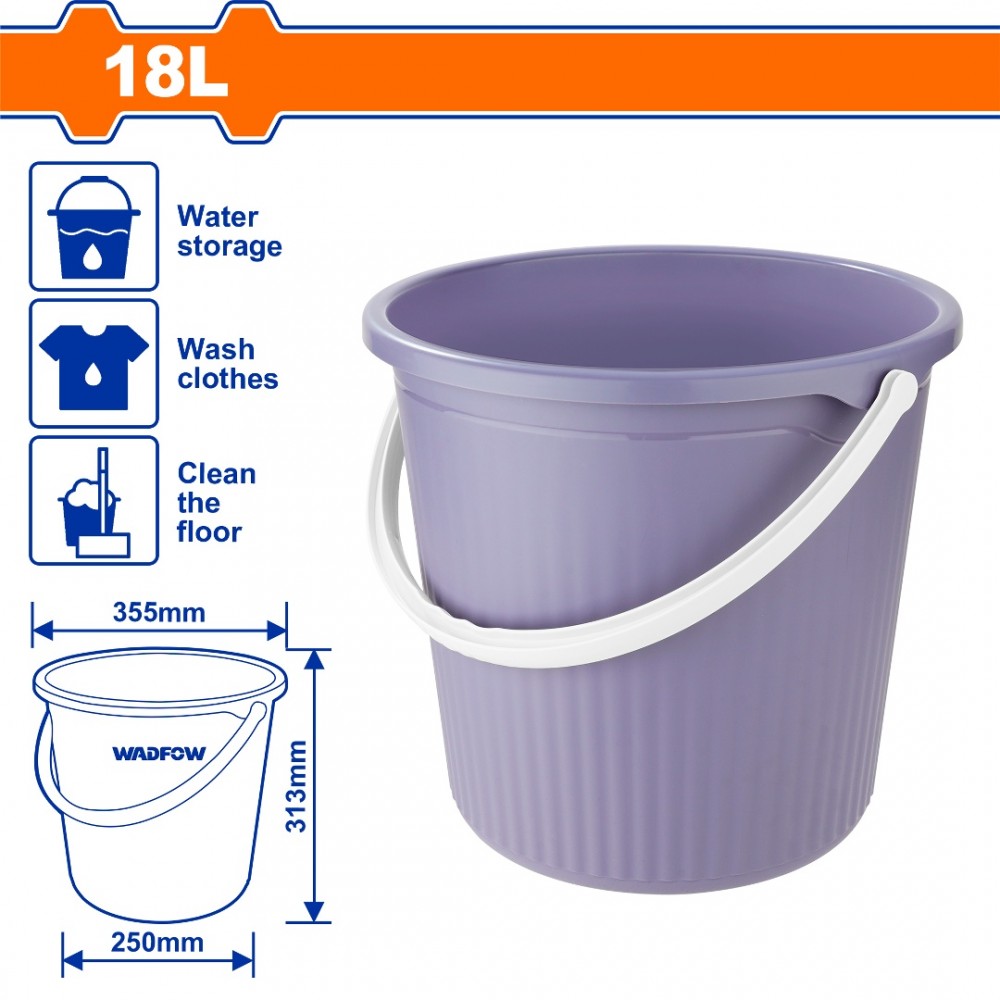 Balde Plastico 18lt