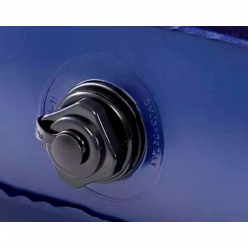 Colchon Inflable Una 1 Plaza + Almohada + Inflador Bestway Color Azul