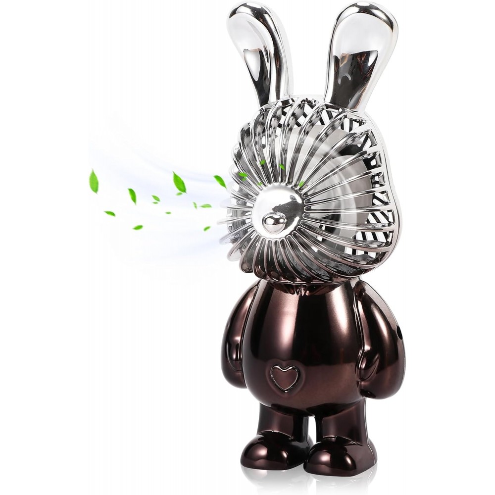 Ventilador De Mano Modelo Conejo, Cargador Usb