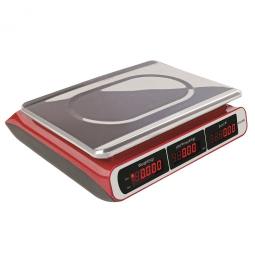 Balanza Digital Camry Roja 16 Pulgadas Recargable