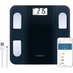 Báscula digital inteligente con Bluetooth Marca SENSSUN de pesaje de grasa corporal
