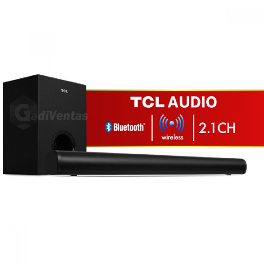 Tcl Barra De Sonido Bluetooth De 2.1 Canales 200w +subwoofer