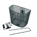 Canasta para  Bicicleta color Negro Grande Con Accesorios