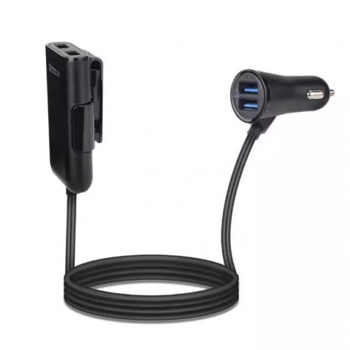 Cargador USB para automóvil de alta calidad, Cargador rápido para teléfono móvil USB 8A