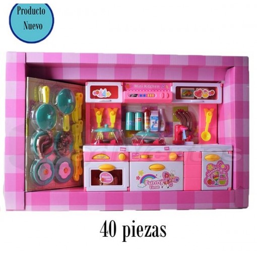 Mini Cocina Multifuncional De 40 Piezas