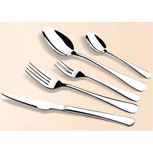 Juego De Cubiertos De 5 Piezas Decakila Plateado