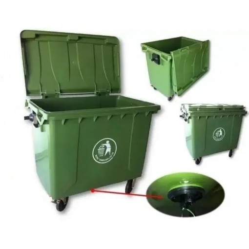 Contenedores Grandes Para Basura  660 Ltrs. Importados