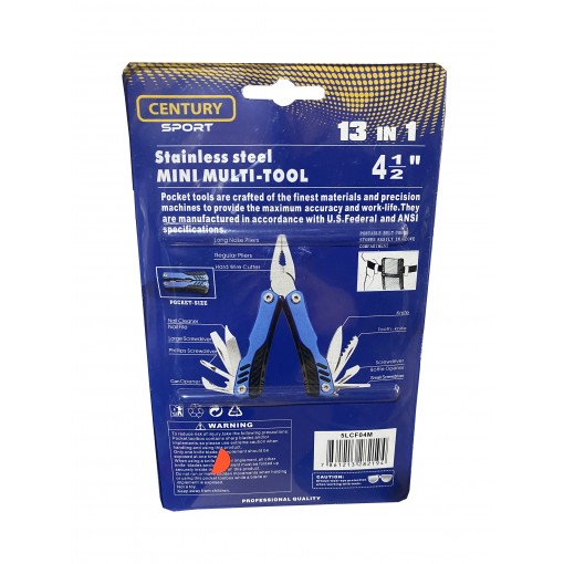 Alicate Universal Multiuso Marca Century 13 En 1