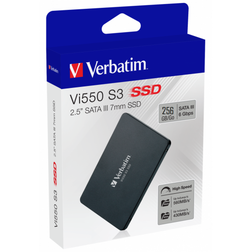 DISCO DURO SOLIDO SSD 256GB VERBATIM LECTURA RAPIDA