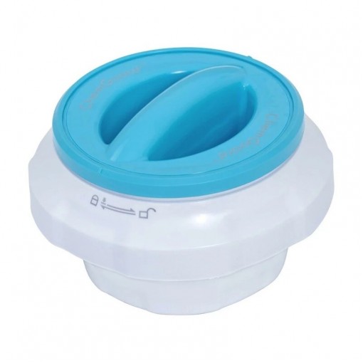 Dispensador De Tabletas De Cloro Con Tapa Yguante Protector