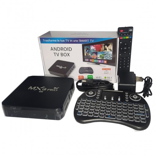 TVBOX ANDROID MXQ PRO 4K CON TECLADO